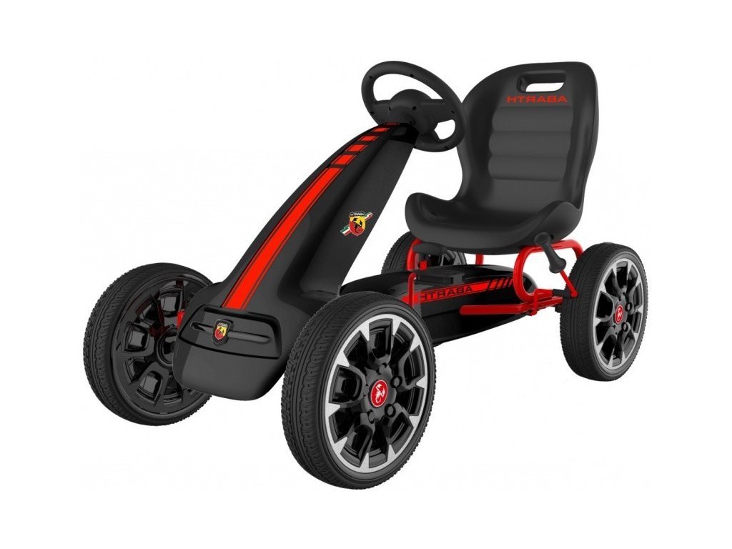 recenze ABARTH šlapací motokára černá - ElektrickéAutíčko.cz