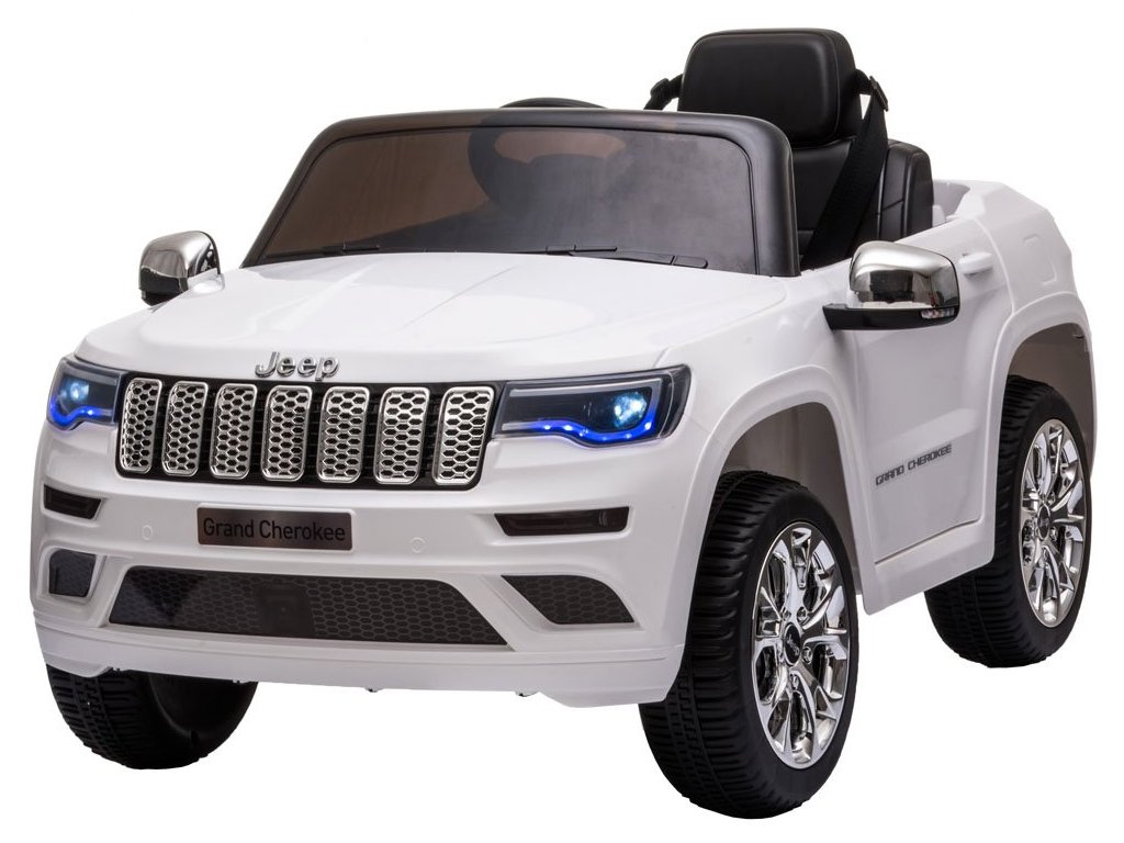 recenze Dětské elektrické autíčko Jeep Grand Cherokee bílé - ElektrickéAutíčko.cz