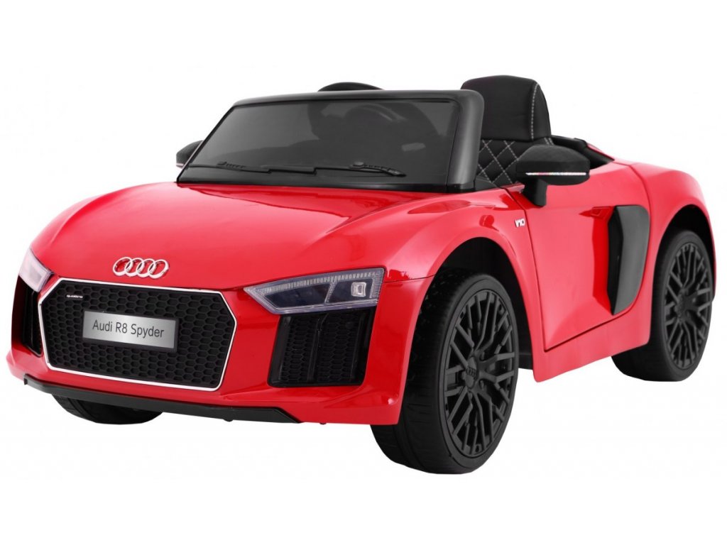 recenze Elektrické autíčko Audi R8 Spyder Maxi lakované červené - ElektrickéAutíčko.cz