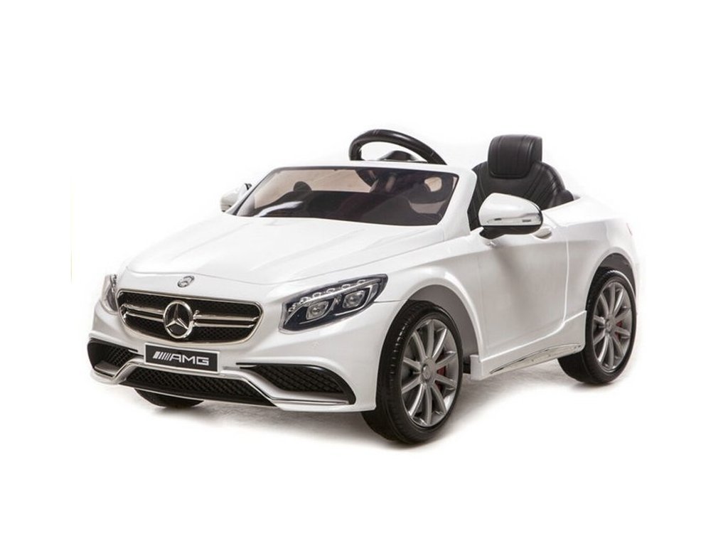 recenze Elektrické autíčko Mercedes S63 AMG bílé - ElektrickéAutíčko.cz