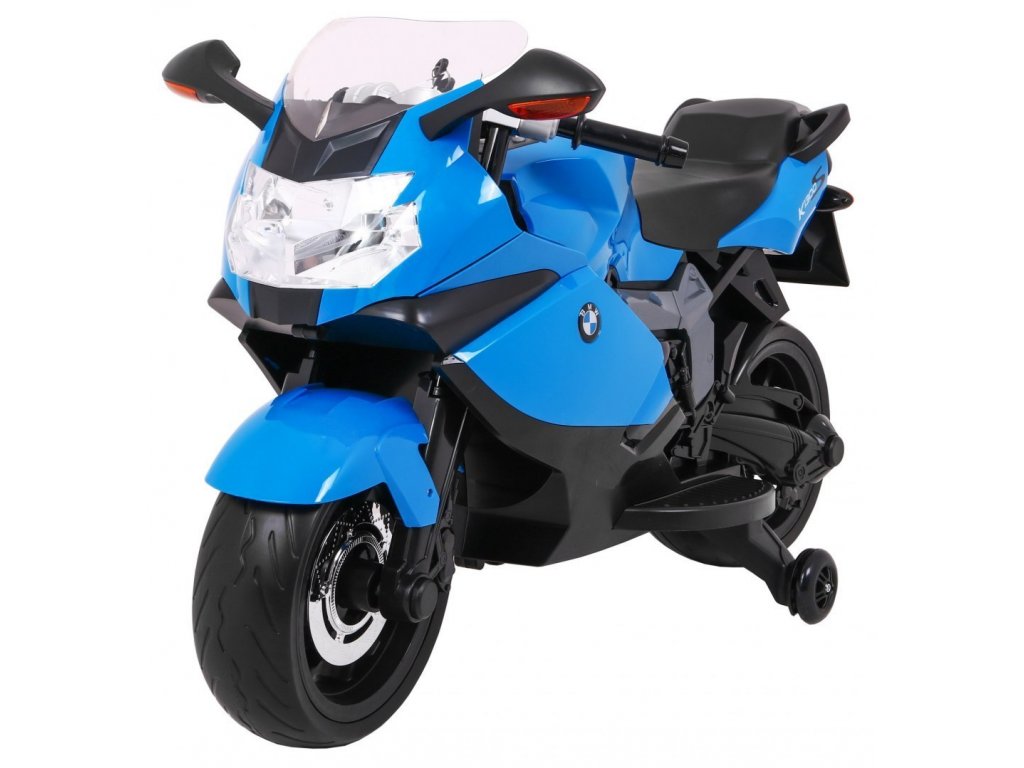 recenze Dětská elektrická motorka BMW K1300S modrá - ElektrickéAutíčko.cz