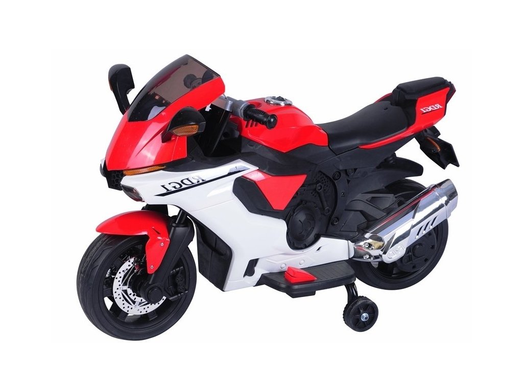 recenze Dětská elektrická motorka TR červená - ElektrickéAutíčko.cz