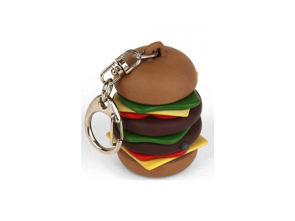 recenze Mini hamburger - klíčenka jen za 132 Kč ✅