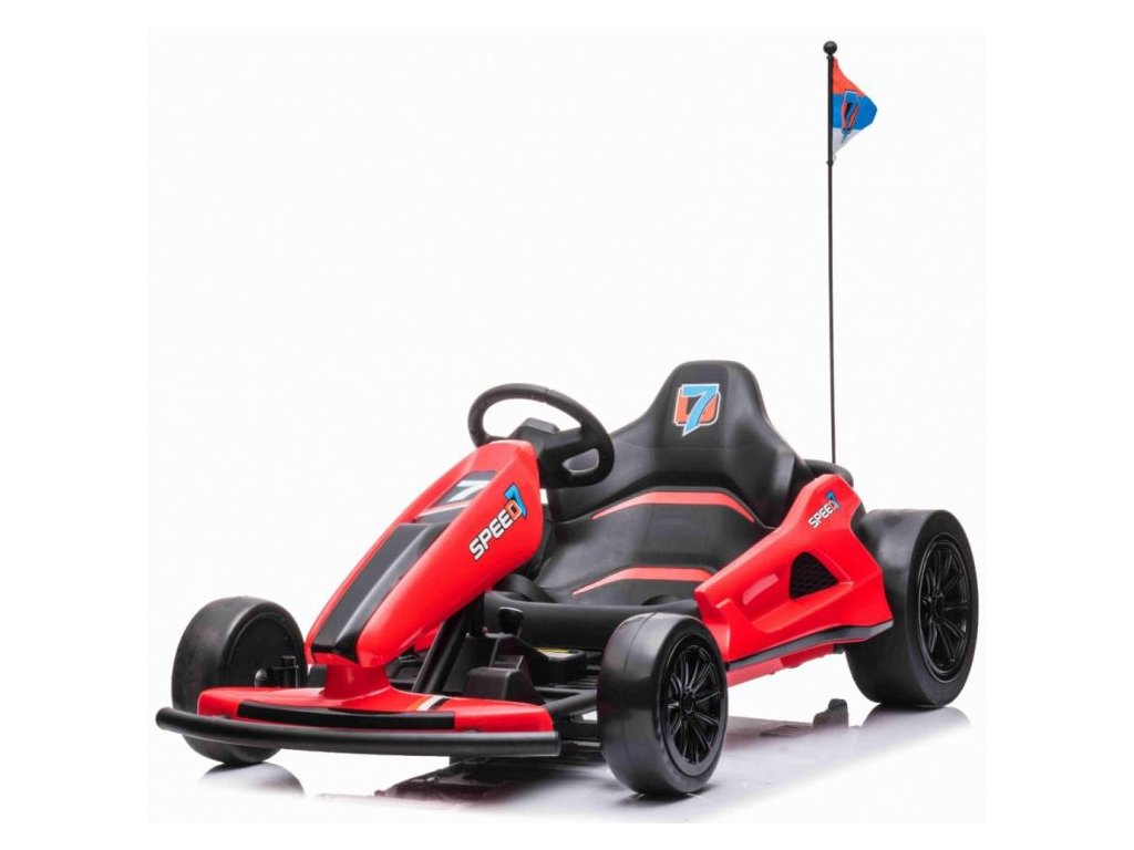 recenze Dětská elektrická motokára Speed 7 Drift červená - ElektrickéAutíčko.cz