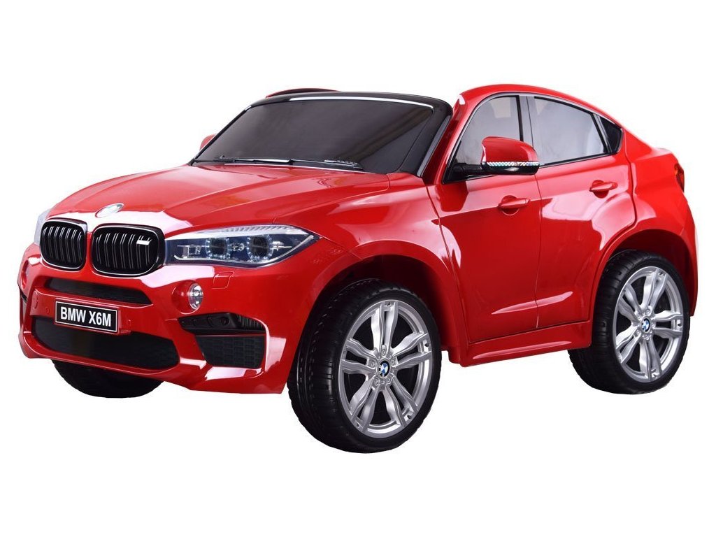 recenze Elektrické autíčko BMW X6M dvoumístné lakované červené - ElektrickéAutíčko.cz