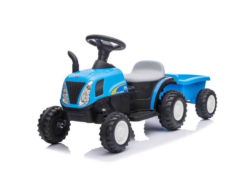 recenze Dětský elektrický traktor Swift s přívěsem modrý - ElektrickéAutíčko.cz