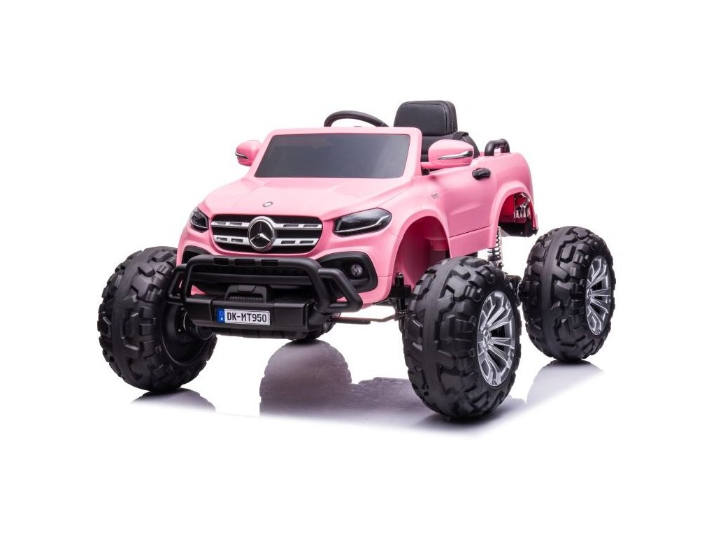recenze Dětské elektrické autíčko Mercedes X 350d 4Matic 4x4 světle růžové - ElektrickéAutíčko.cz