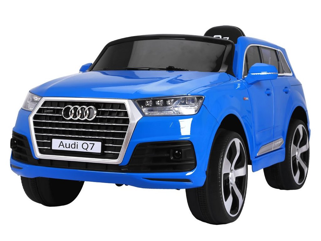 recenze Dětské elektrické auto Audi Q7 lakované modré - ElektrickéAutíčko.cz