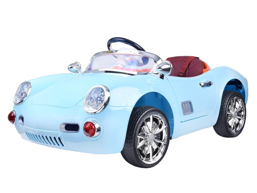 recenze Elektrické autíčko Cabrio Retro modré - ElektrickéAutíčko.cz