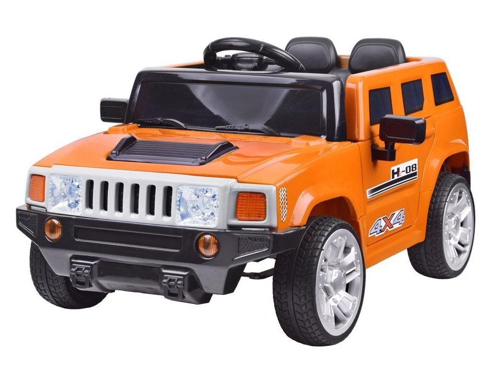 recenze HUMMER Dětské elektrické autíčko 2,4 GHz oranžové - ElektrickéAutíčko.cz