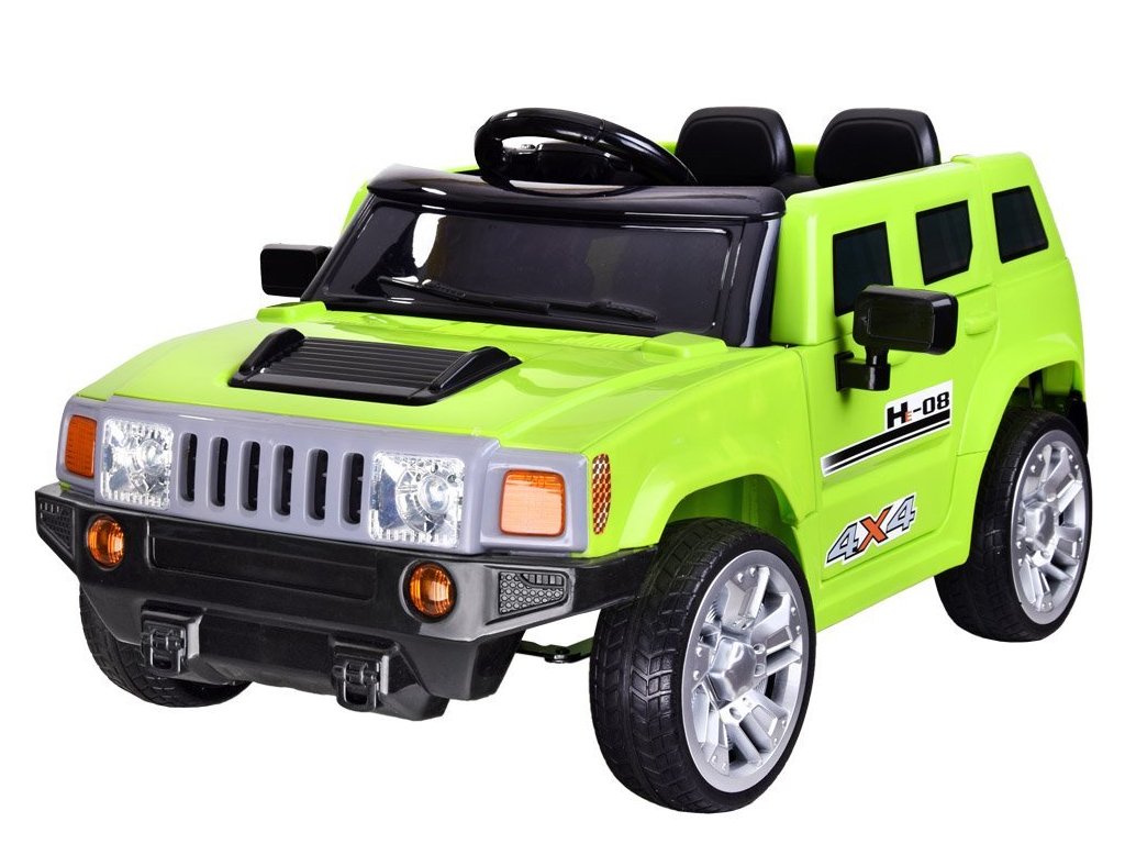 recenze HUMMER Dětské elektrické autíčko 2,4 GHz zelené - ElektrickéAutíčko.cz