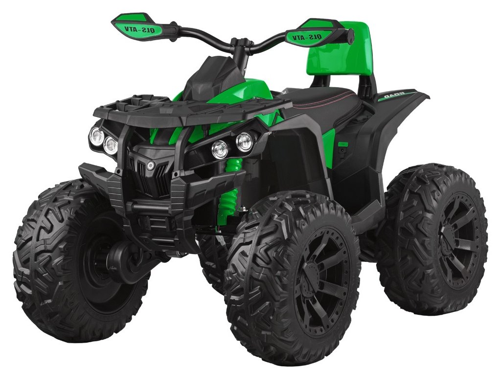recenze Dětská elektrická čtyřkolka QLS-ATV 4x4 zelená - ElektrickéAutíčko.cz