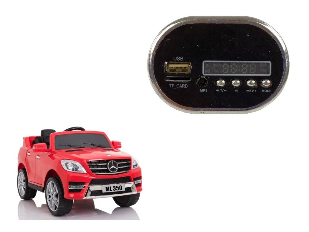 recenze Hudební panel pro elektrické vozítko Mercedes ML350 - ElektrickéAutíčko.cz