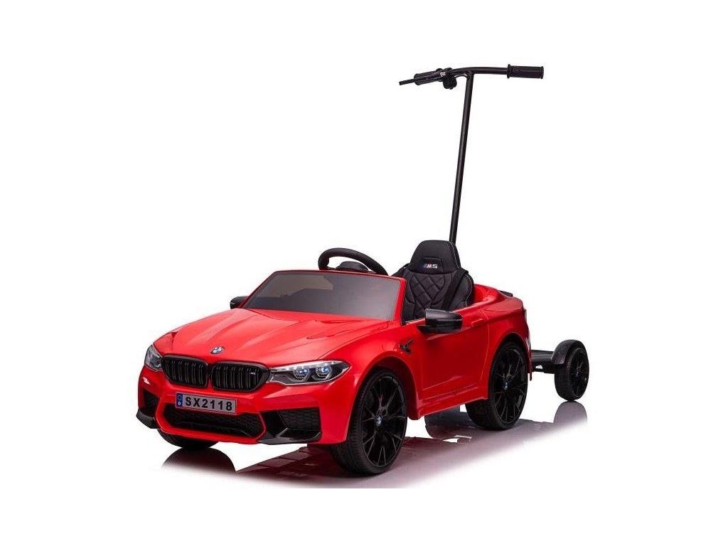 recenze Elektrické autíčko BMW M5 s platformou lakované červené - ElektrickéAutíčko.cz