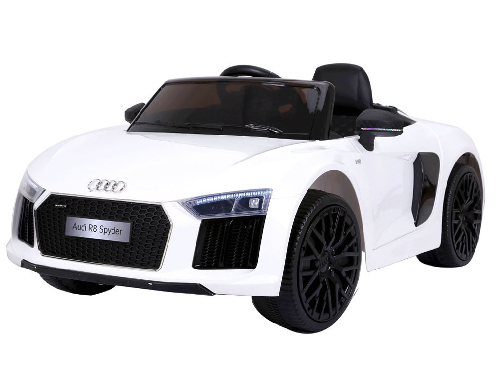 recenze Elektrické autíčko Audi R8 Spyder Maxi bílé - ElektrickéAutíčko.cz