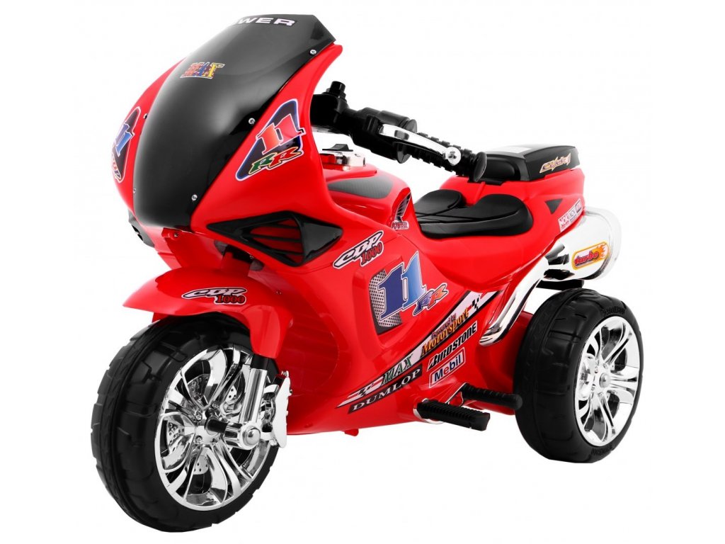 recenze Dětská elektrická motorka RR1000 červená ZP2131 - ElektrickéAutíčko.cz