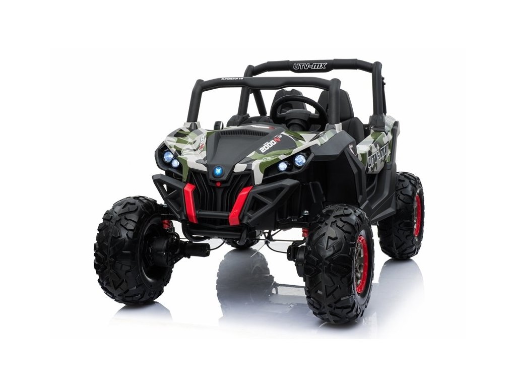 recenze Dětské elektrické auto Buggy SuperStar 4x4 lakované maskáčové - ElektrickéAutíčko.cz