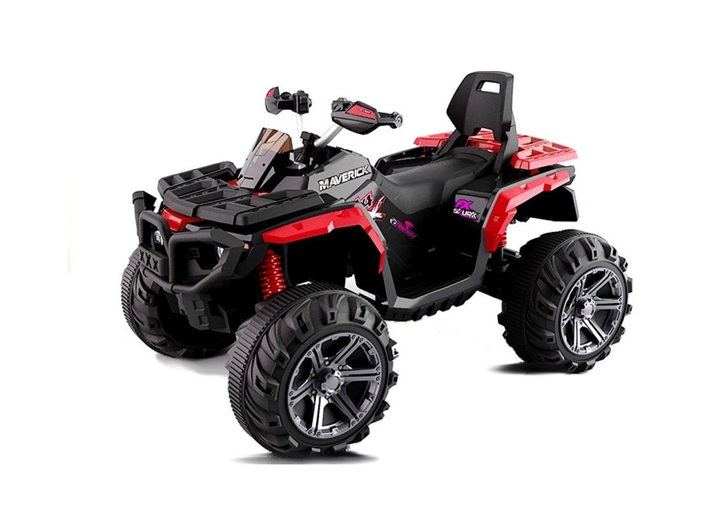 recenze Elektrická čtyřkolka Maverick 4x4 červená - ElektrickéAutíčko.cz