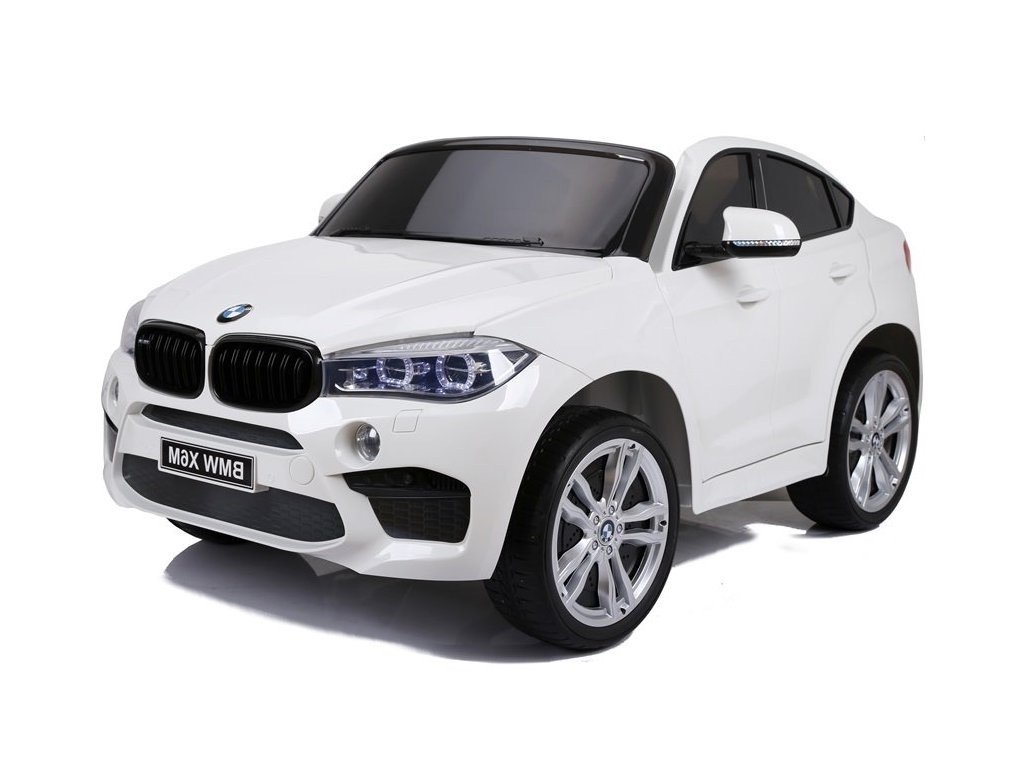 recenze Elektrické autíčko BMW X6 M dvoumístné XXL bílé - ElektrickéAutíčko.cz