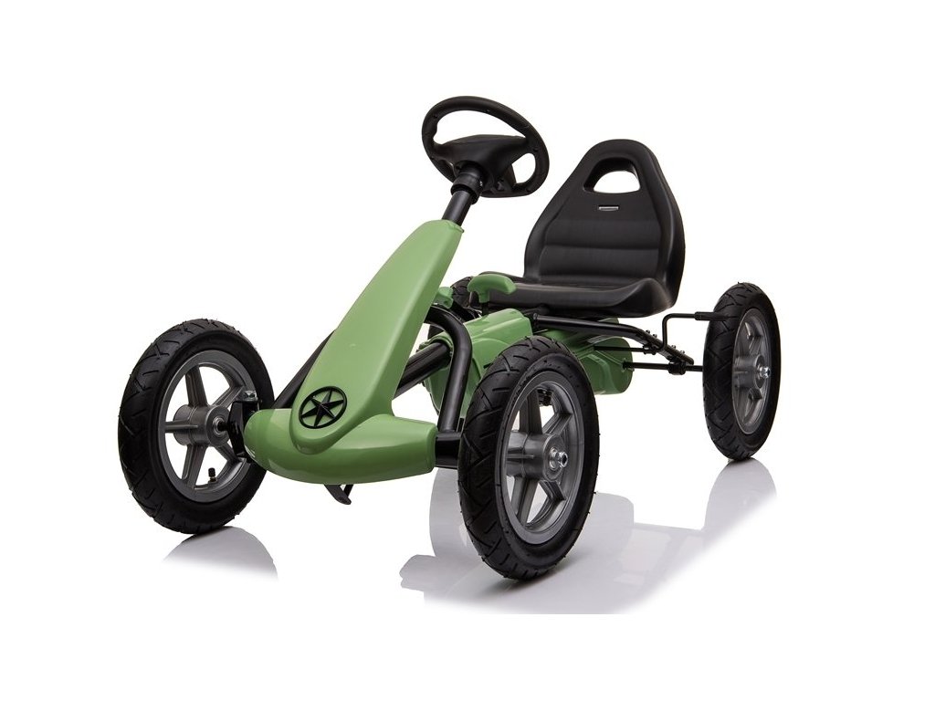 recenze Šlapací motokára STAR zelená - ElektrickéAutíčko.cz