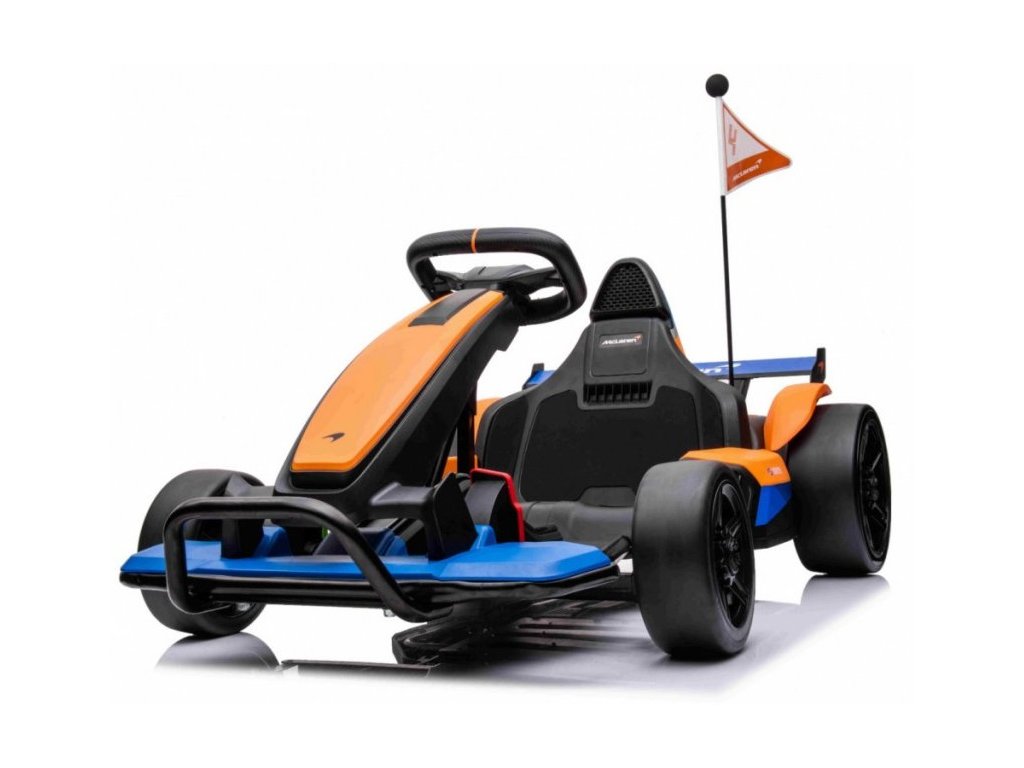recenze Dětská elektrická motokára McLaren Drift oranžová - ElektrickéAutíčko.cz