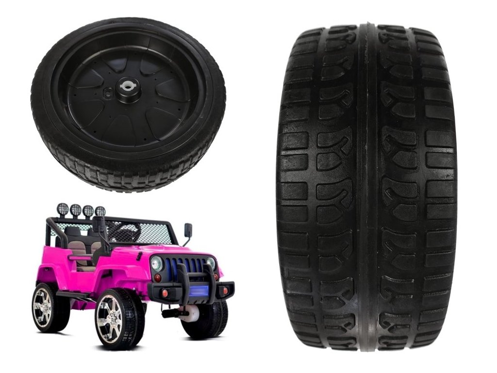 recenze Náhradní kolo EVA na elektrické vozítko Jeep Raptor S2388 - ElektrickéAutíčko.cz