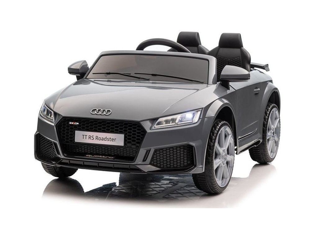 recenze Elektrické autíčko Audi TT RS Roadster šedé - ElektrickéAutíčko.cz