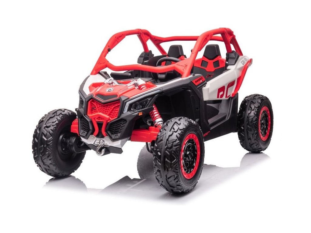 recenze Elektrické autíčko Buggy Can-Am 2x24V 2x240W červené - ElektrickéAutíčko.cz