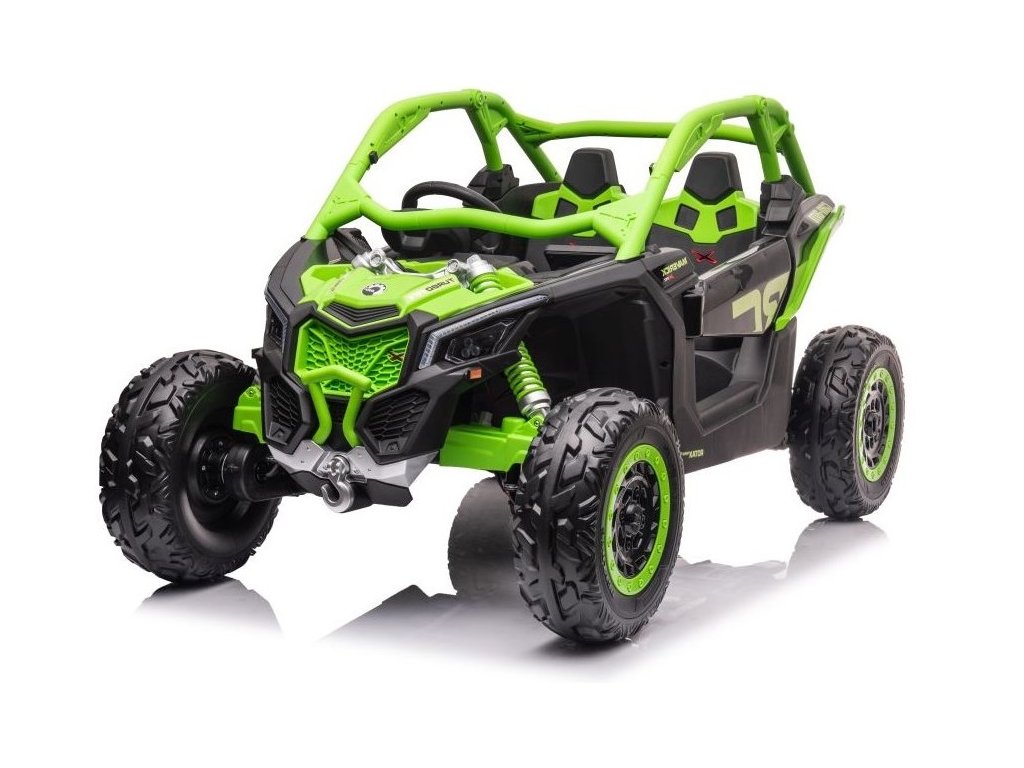 recenze Elektrické autíčko Buggy Can-Am 2x24V 2x240W zelené - ElektrickéAutíčko.cz