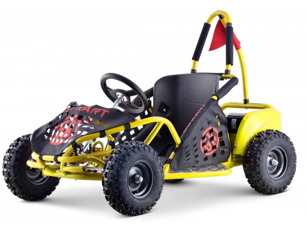 recenze Dětská elektrická motokára Fast Dragon žlutá - ElektrickéAutíčko.cz