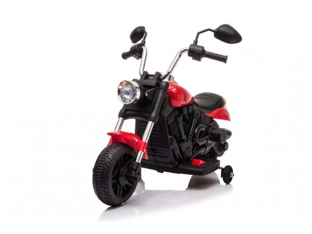 recenze Dětská elektrická motorka Chopper V-Max červená - ElektrickéAutíčko.cz